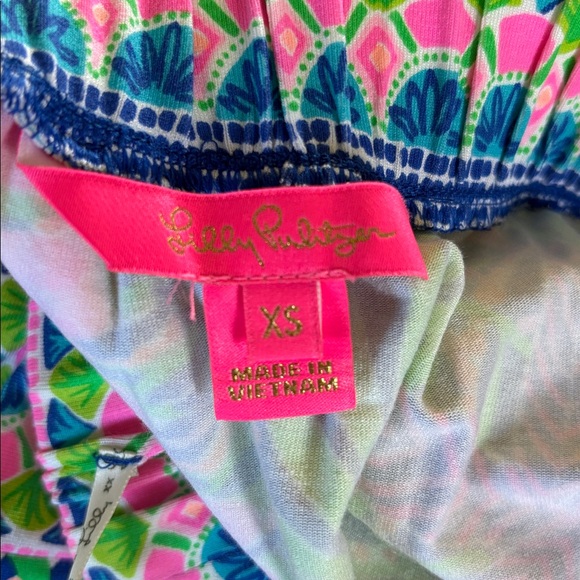 Lilly Pulitzer Rikki strapless tropical floral tiger print romper vacation - Picture 9 of 9